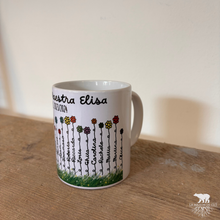 Carica l'immagine nel visualizzatore di Gallery, Tazza in ceramica con i fiori