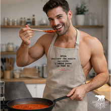 Carica l'immagine nel visualizzatore di Gallery, Grembiule Ricamato - Sposa qualcuno che sappia cucinare
